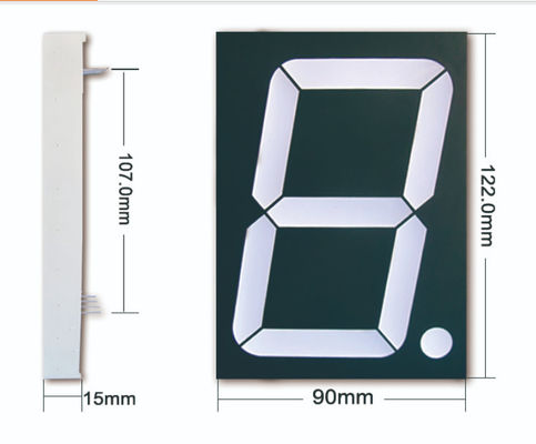 Module polychrome de Smd de pixels de l'affichage numérique de contre-jour de la Muti-couleur LED de la polarité 575nm de cc 10mm
