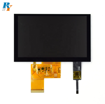Moniteur d'affichage à cristaux liquides d'écran tactile de 800×480 Dots Tft Lcd Display Transmissive 5.0in