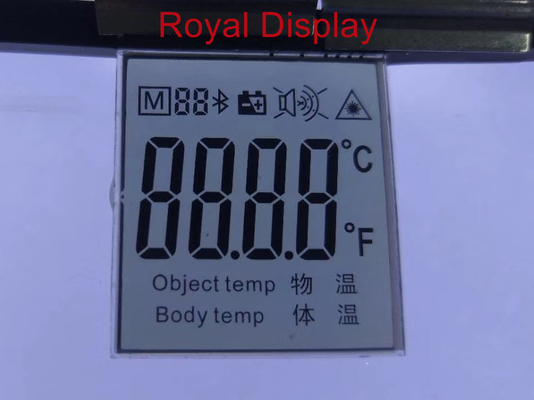 Panneau d'affichage fait sur commande d'affichage à cristaux liquides avec le contre-jour mené pour le thermomètre de front