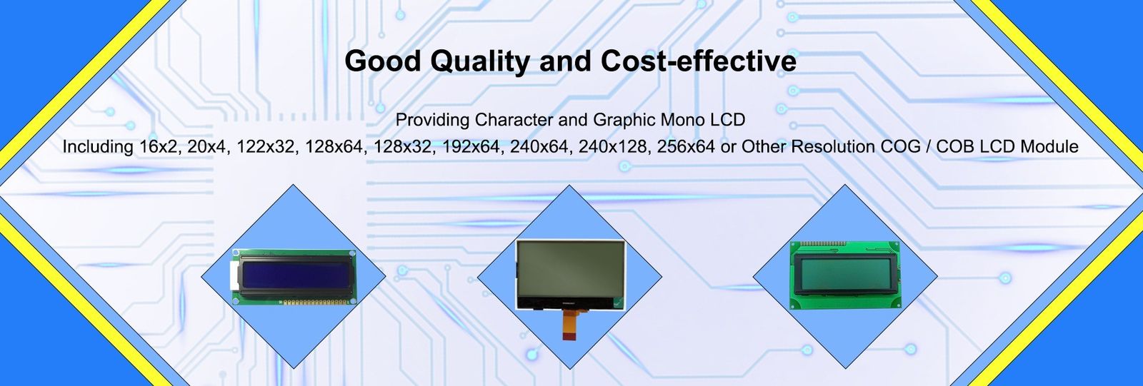 Module graphique d'affichage à cristaux liquides