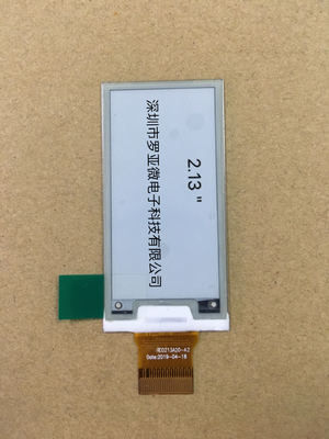 L'affichage 122x250 d'encre de pouce E du rectangle 2,13 pointille le blanc noir de couleurs de l'encre 2 d'E