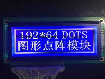 Dot Matrix Lcd Display Module pour l'application industrielle 192x64 pointille