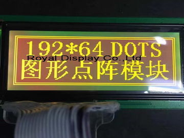 Dot Matrix Lcd Display Module pour l'application industrielle 192x64 pointille