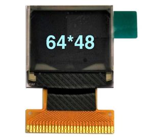 0,66" bleu résolution de pixels du module 64 x 48 d'affichage d'OLED avec la PORTÉE de ROHS