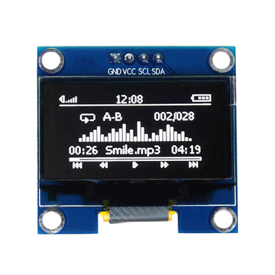 Couleur à contraste élevé 0,96 " OLED Module d'affichage 128X64 Points Écran Matrice