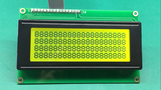 RY-C204LYILYW STN Module LCD à caractère jaune - vert avec IC SPLC780D1-021A