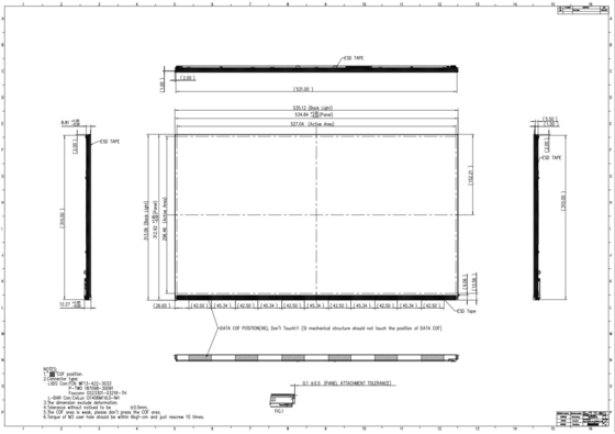 23.8 pouces Innolux TFT Module LCD R238hca-L3b 1920*1080 Full HD 16,7m Affichage