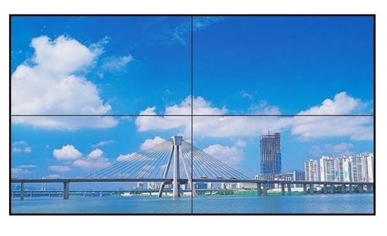 SLCD 55' 65' 75' 2K FHD Panneau LCD épissé personnalisé 3,5 mm Ultra Slim Bezel