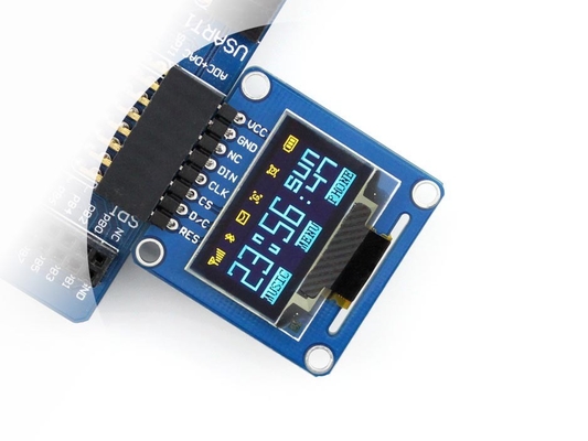 1.29' 1,3' OLED LCD Module 128*64 Monochrome bleu large température vue libre