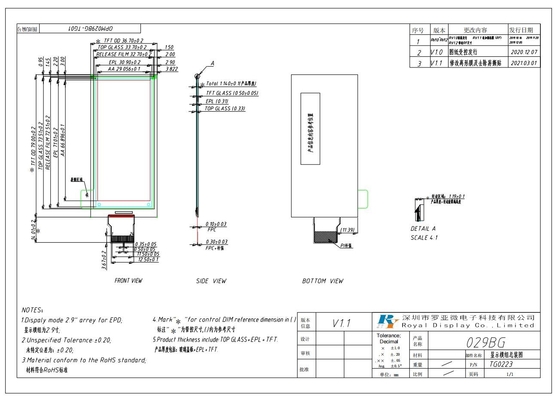 Module LCD mini taille 128*64 FSTN transflectif positif avec ST7567 6H