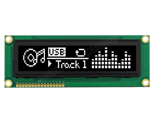 Module LCD OLED 3,84' 100*16 Graphique Super large température 5,0v remplacement Winstar