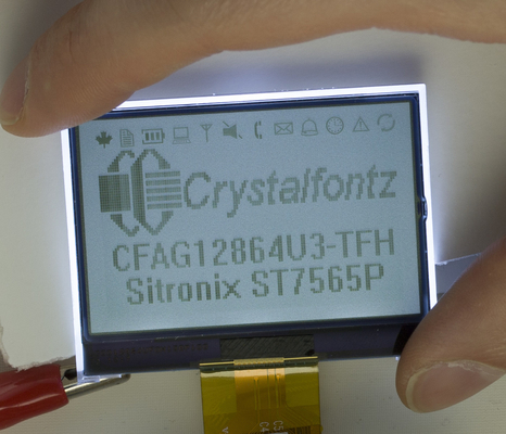 2.4' 128*64 Module LCD graphique basse puissance CFAG12864U3-TFH ST7565P avec écran industriel rétroéclairé
