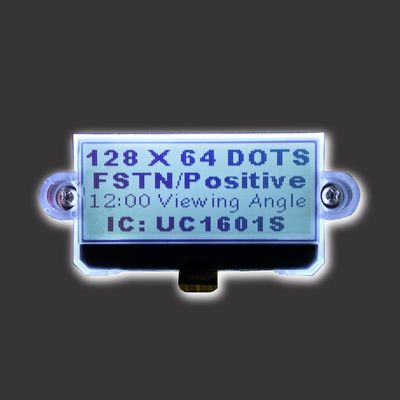 128*64 l'affichage à cristaux liquides positif de module des points FSTN montrent le parallèle monochrome ST7565R de dent