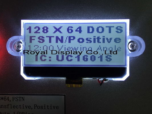 La DENT standard 128X64 de module d'affichage à cristaux liquides de FSTN pointille l'affichage d'affichage à cristaux liquides de Graphic de contrôleur de 3V ST7565R