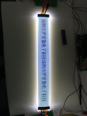 L'affichage à cristaux liquides fait sur commande 372×32 de Dot Matrix pointille le module graphique mono positif d'affichage à cristaux liquides de Transflective d'écran de visualisation de FSTN avec Blacklight