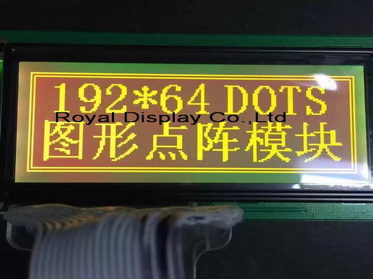 Affichage graphique de la dent OLED du module FSTN d'affichage à cristaux liquides de Blacklight de 192X64 Dots Mono d'écran royal d'affichage à cristaux liquides