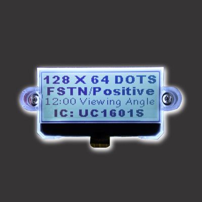 12864 module liquide en série-parallèle d'affichage à cristaux liquides du contre-jour 3V Crystal Display de Dots Positive Small Size White /Amber LED