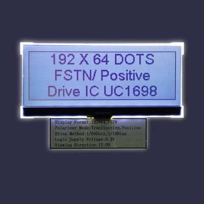 Module d'affichage à cristaux liquides de FPC 3.3V FSTN 128x64 Dots Graphic pour l'écran tactile d'IPhone