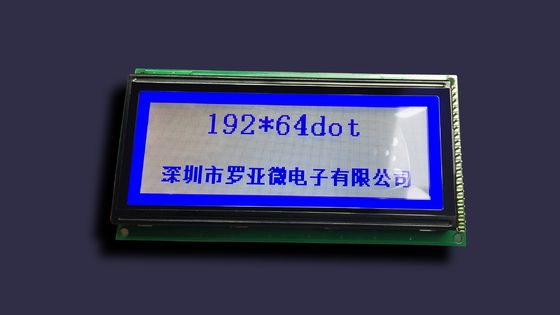 ÉPI monochrome FFC FSTN de fond d'affichage d'affichage à cristaux liquides de Dfstn 192×64 Dots Cog