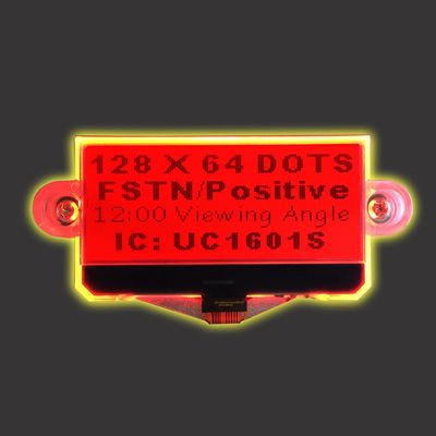 Ligne transmissive positive du module 128×64 DOT Matrix Cog FPC d'affichage à cristaux liquides de GV FSTN de ST7565R
