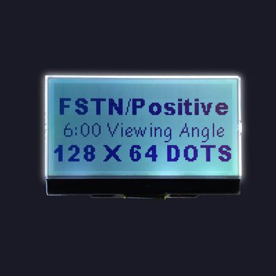 Ligne transmissive positive du module 128×64 DOT Matrix Cog FPC d'affichage à cristaux liquides de GV FSTN de ST7565R
