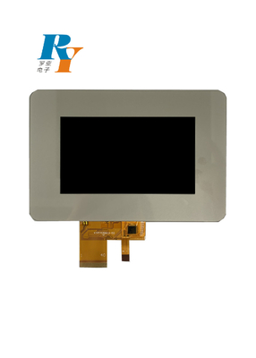 L'affichage 480×272 de TFT LCD de 4,3 pouces pointille le contre-jour de PCT avec le verre et l'écran tactile de couverture