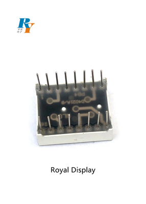 le pixel LED de 20mm segmentent le chiffre de la polarité 2 de cc d'affichage 0,4 pouces d'intérieur