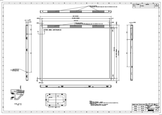 G121XCE-L01 12,1 pouces Innolux TFT Module LCD 1024*RGB*768 Affichage couleur 262k/16,2M