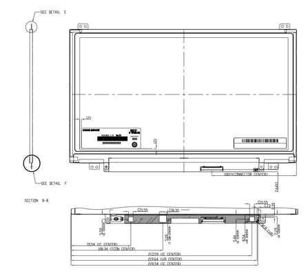 11.6'' TFT LCD Module 1366*768 RGB N116BGE-L41 Moniteur CMO CHIMEI