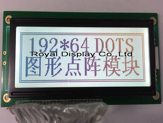 192*64 Module LCD graphique FSTN AT0107 avec écran industriel à haute température rétroéclairé