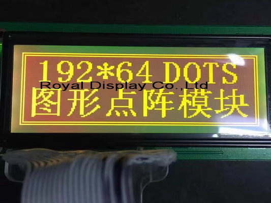 192*64 Module LCD graphique FSTN AT0107 avec écran industriel à haute température rétroéclairé