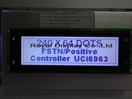 Module LCD FSTN graphique 240*64 avec écran industriel PCB de grande taille
