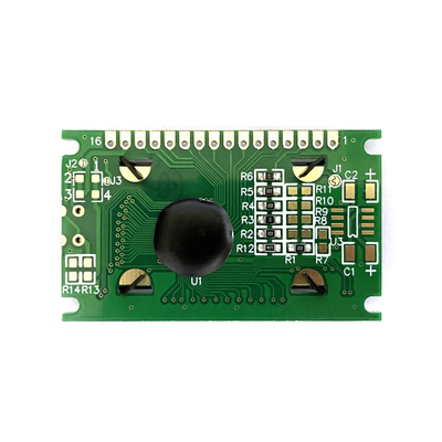 Module LCD de 8*1 caractères 6H STN Jaune-vert Température positive large avec écran industriel rétroéclairé