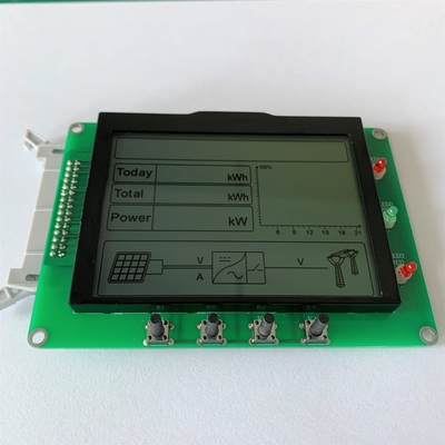 128*16 points FSTN Module LCD personnalisé 6H avec ST7565P large température pour l'onduleur photovoltaïque UPS