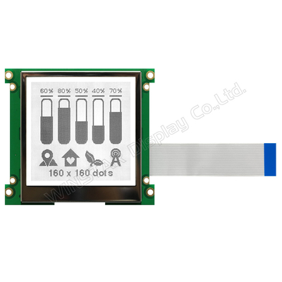 160*160 FSTN graphique UC1698u Cog à large température Module LCD personnalisé