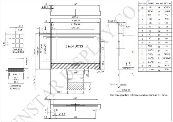 Module LCD de remplacement Winstar personnalisable