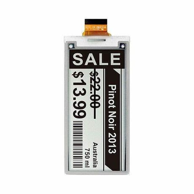 2.9'' 296*128 Interface MCU Matrice active Affichage électronique sur papier