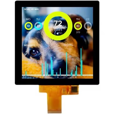 3Affichage LCD TFT carré de.95 pouces 4" 480*480 avec interface RGB CTP