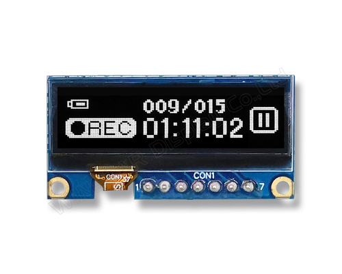 1.3' 128*40 Graphique mono Sh1106 SPI I2c OLED à large température