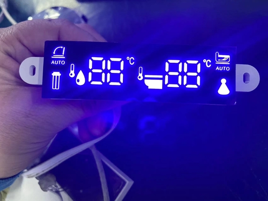 Adaptez 4 l'anode aux besoins du client commune de couleur bleue d'affichage à LED de segment du chiffre 7 pour la toilette futée