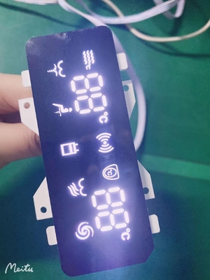 Adaptez 4 l'anode aux besoins du client commune de couleur bleue d'affichage à LED de segment du chiffre 7 pour la toilette futée