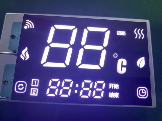Adaptez 4 l'anode aux besoins du client commune de couleur bleue d'affichage à LED de segment du chiffre 7 pour la toilette futée